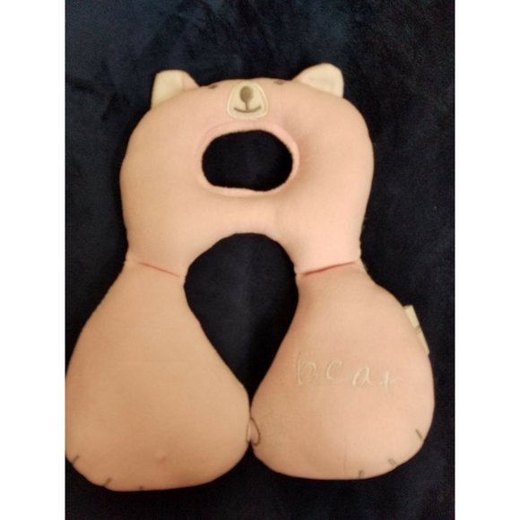 Infant Neck Cushion Baby Bear Pink By Carex - Picture 3 of 7